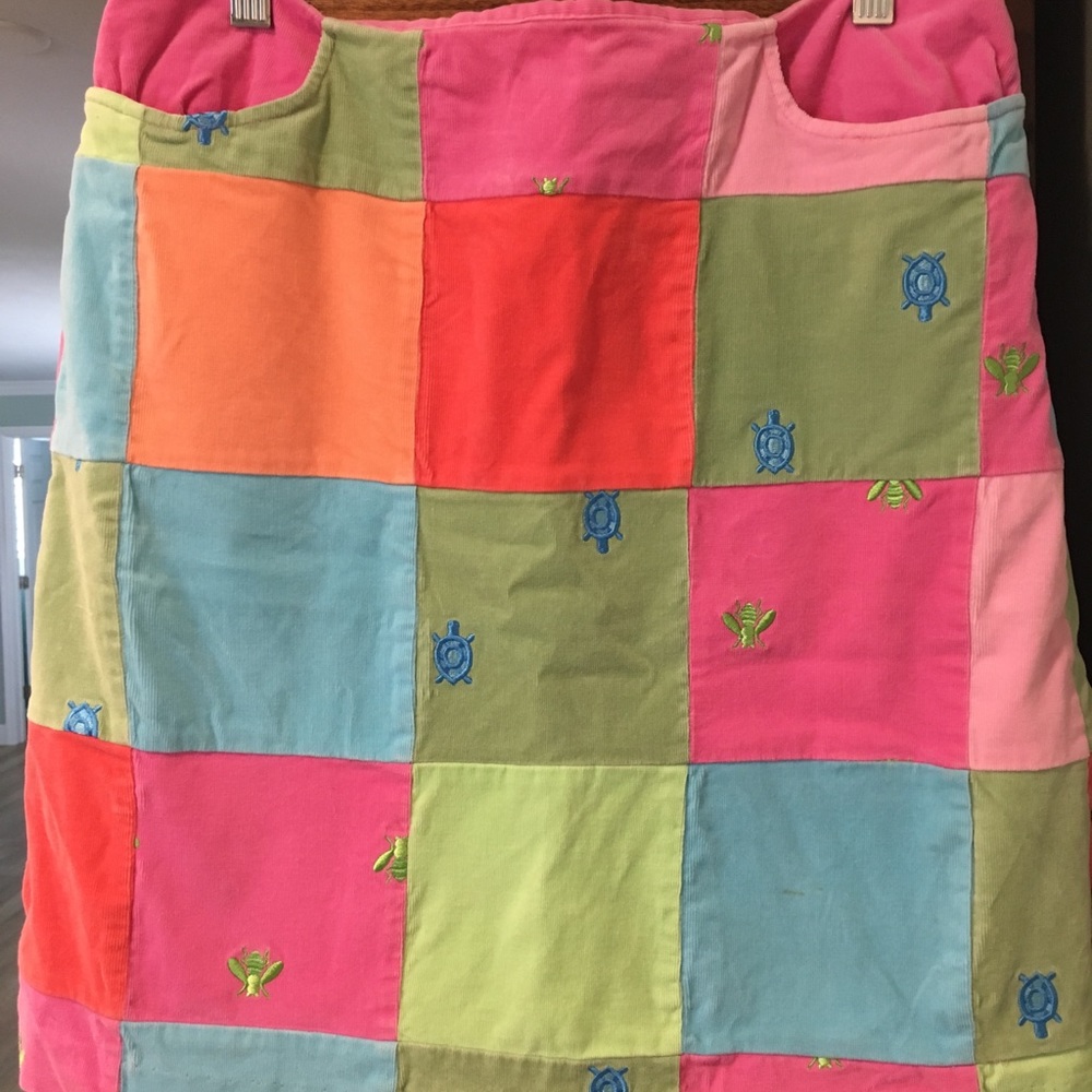 Lilly Pulitzer corduroy skort